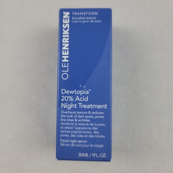 NIB ole henriksen DEWTOPIA 20% ACID NIGHT TREATMENT - Picture 2 of 10